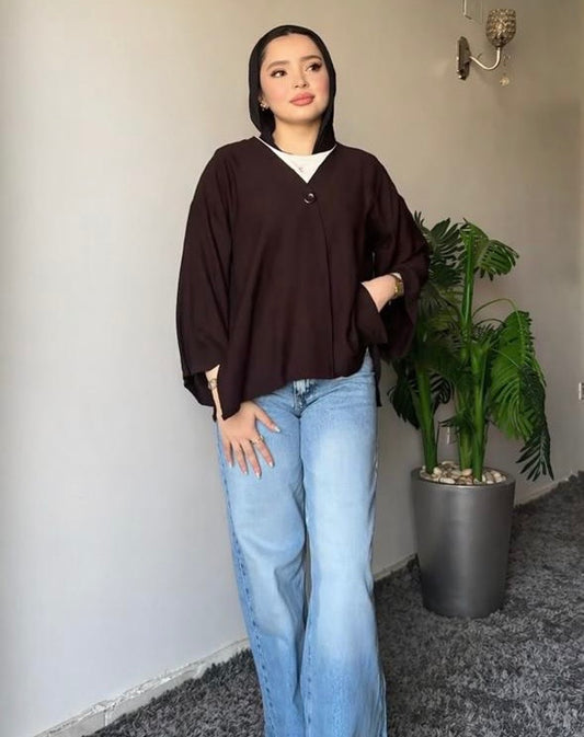 Blouse oversize chic –  confort premium