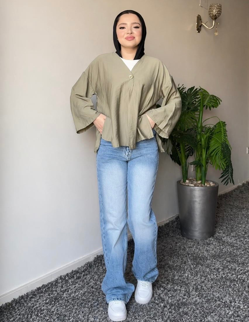 Blouse oversize chic –  confort premium