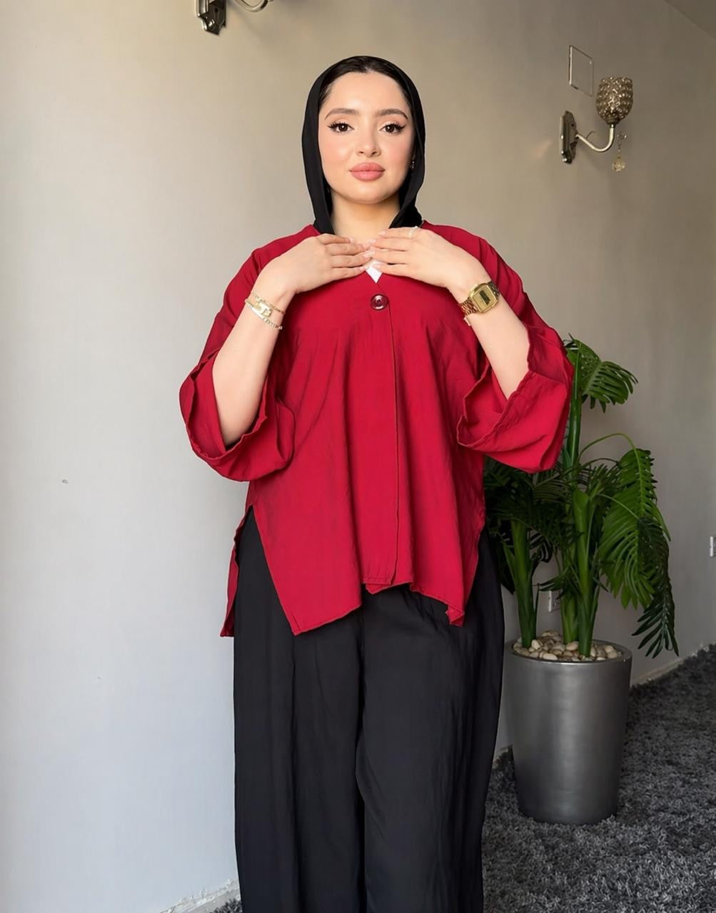 Blouse oversize chic –  confort premium